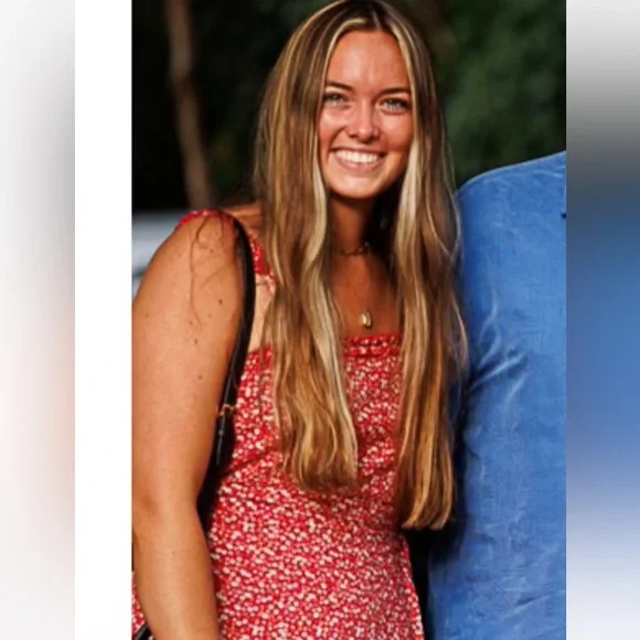 Altar’d State Red White and Blue Flower Dress - Picture 5 of 6